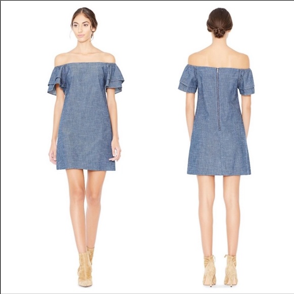 Alice + Olivia "Tula" chambray minidress XS - Picture 11 of 14